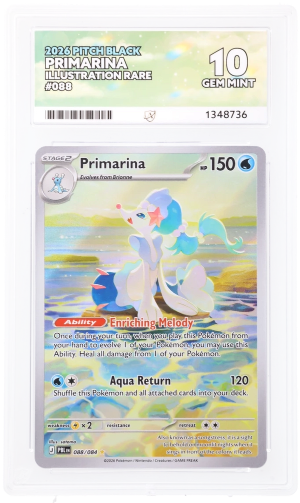 ACE 10 Primarina 88 - Illustration Rare