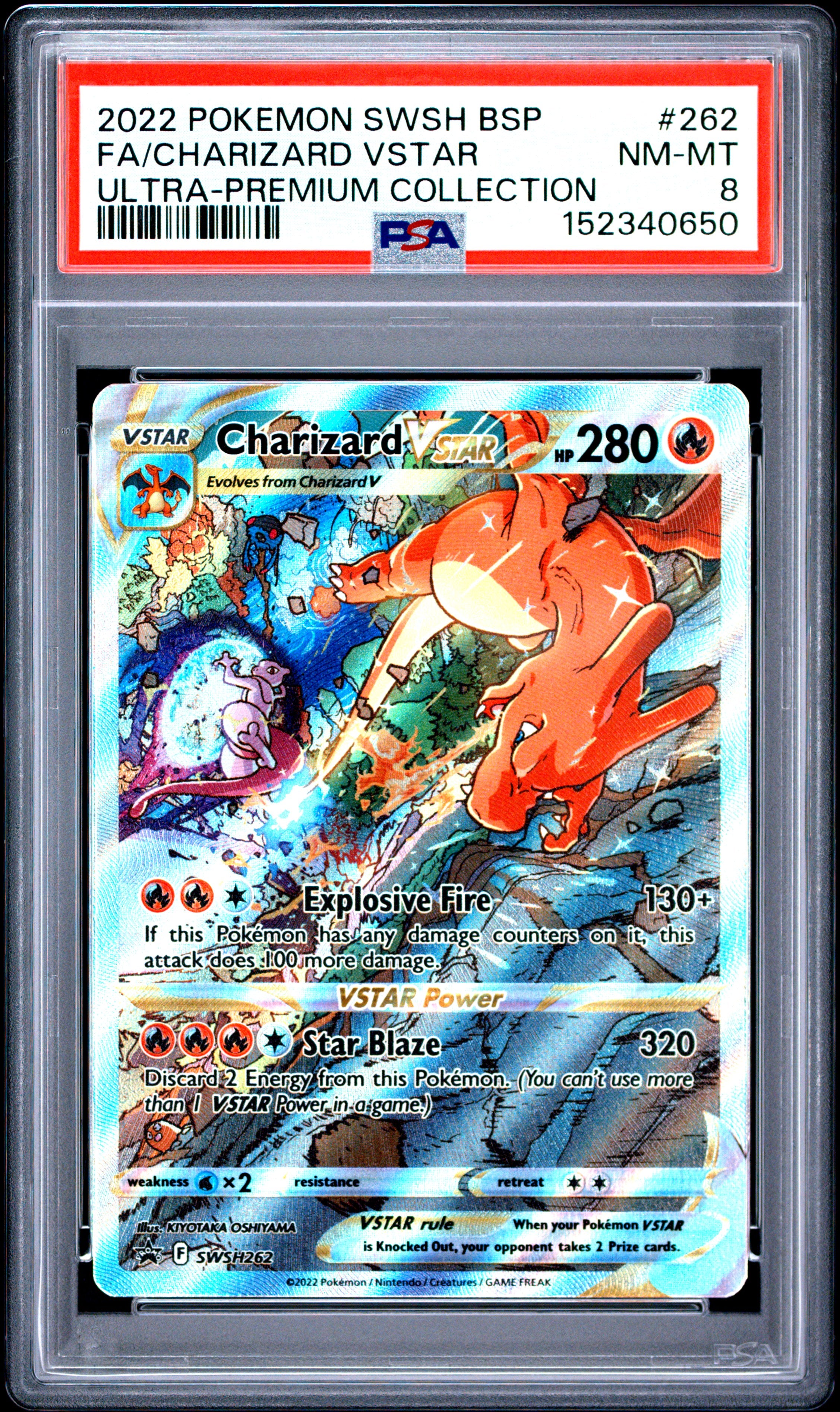 PSA 8 Charizard VSTAR #SWSH262 - Ultra-Premium Collection