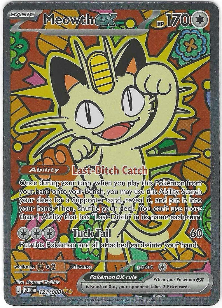 Meowth ex 121/88