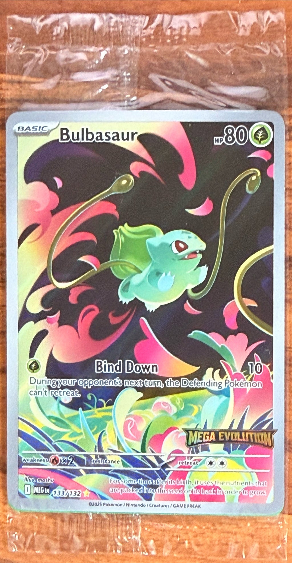 Bulbasaur 133 ME Stamped PROMO
