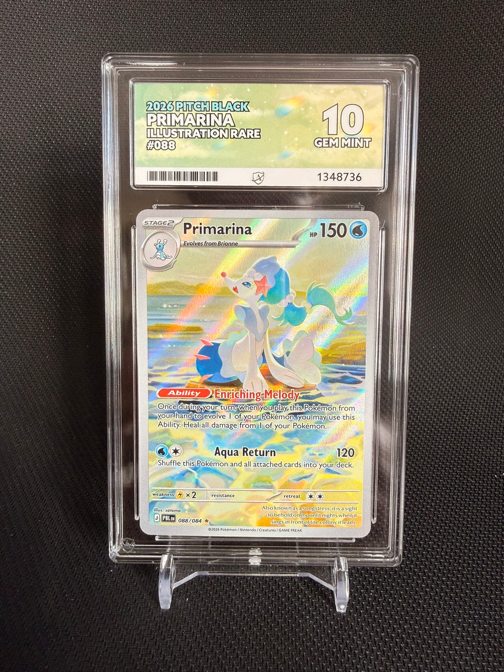 ACE 10 Primarina 88 - Illustration Rare
