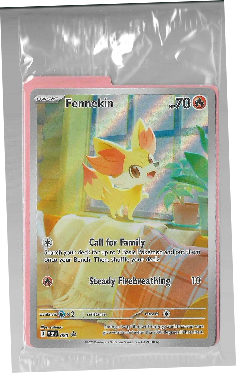 Fennekin 80/86 Black Star Promo
