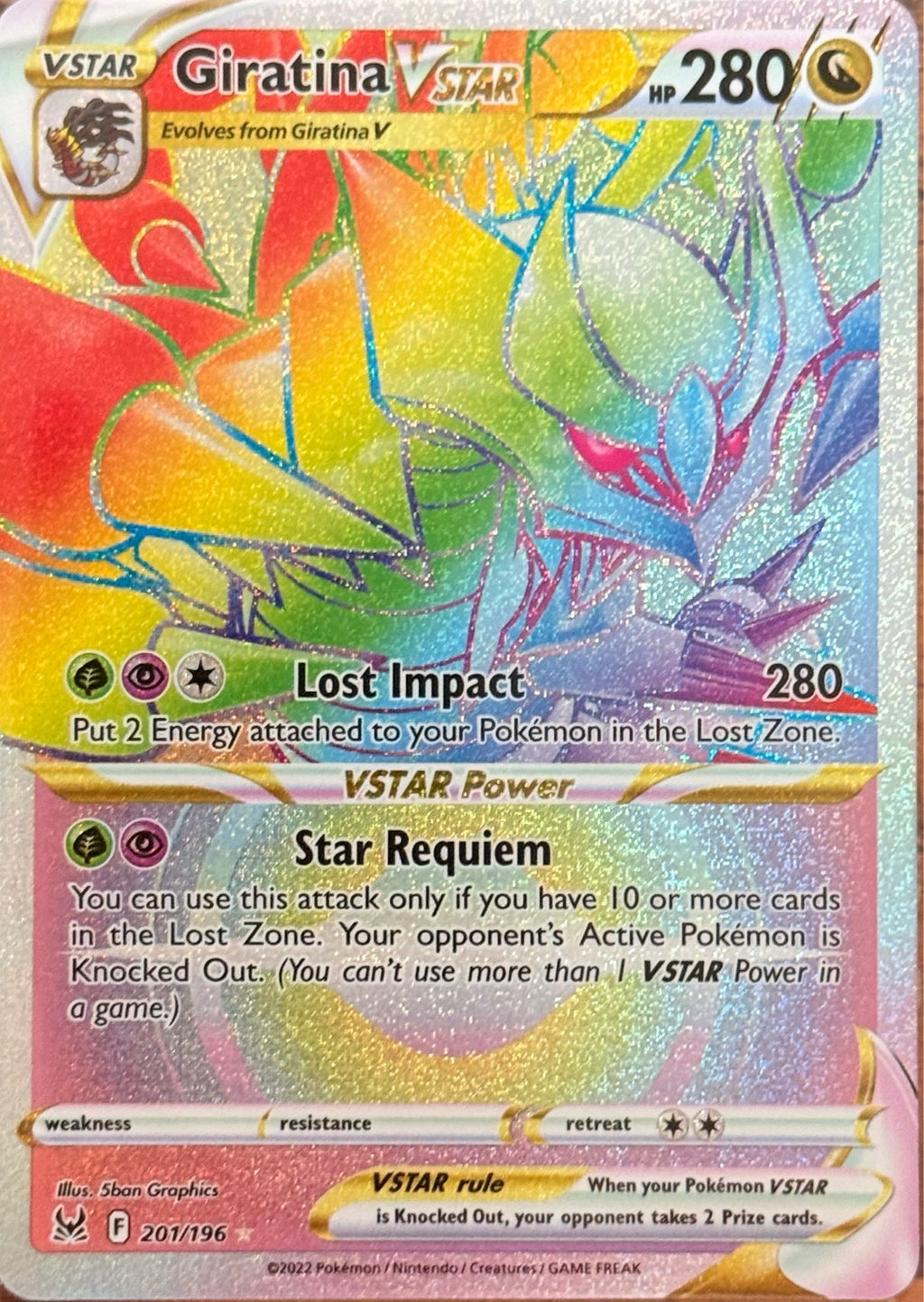 Giratina VSTAR 201/196