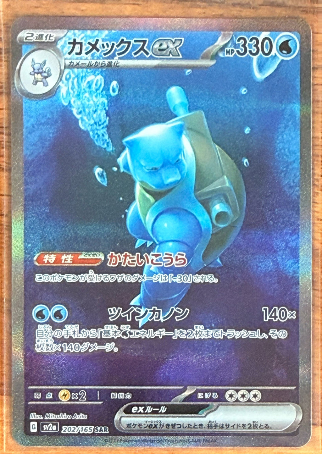 JPN - Blastoise ex 202/165