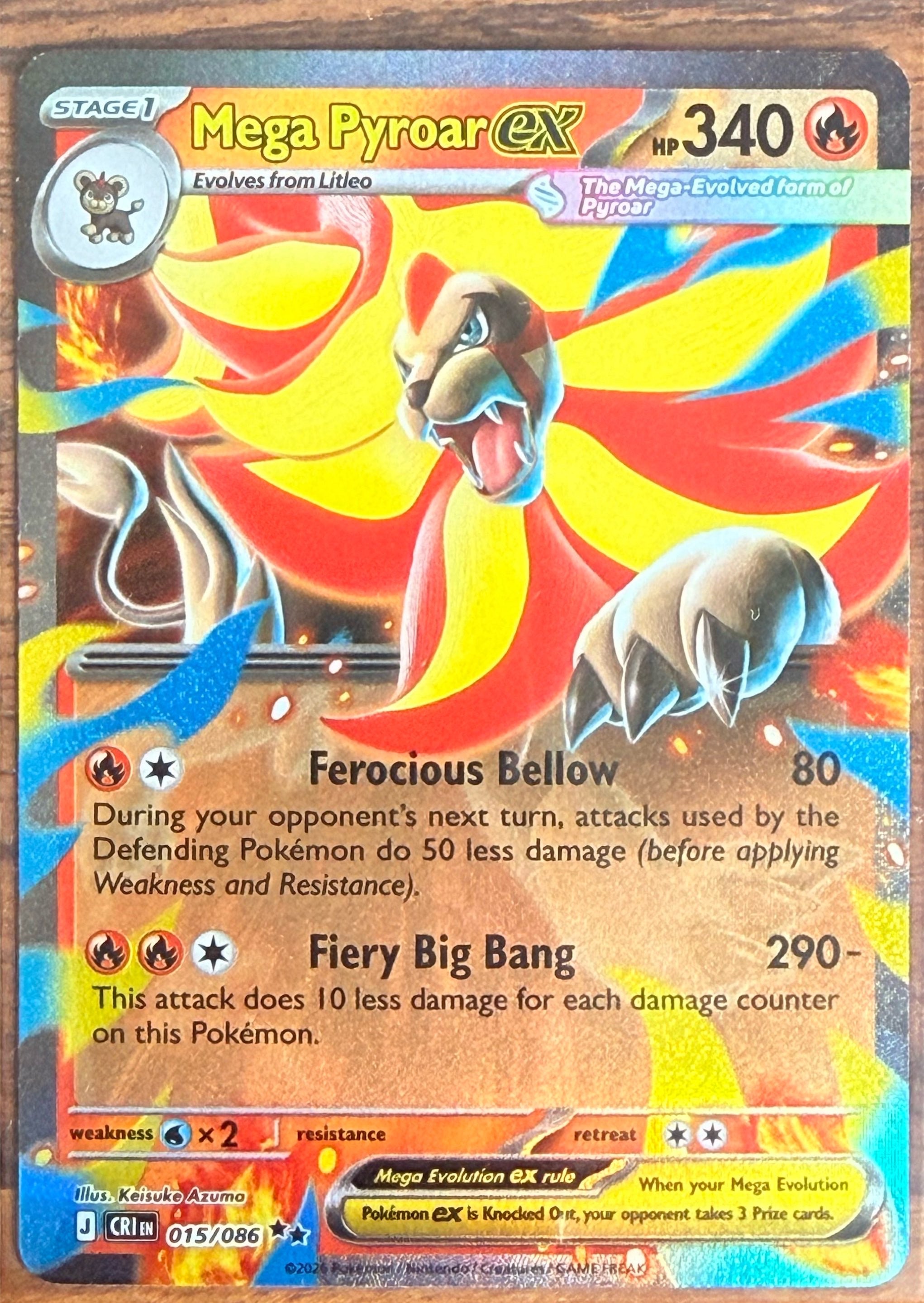 Mega Pyroar EX 15/86