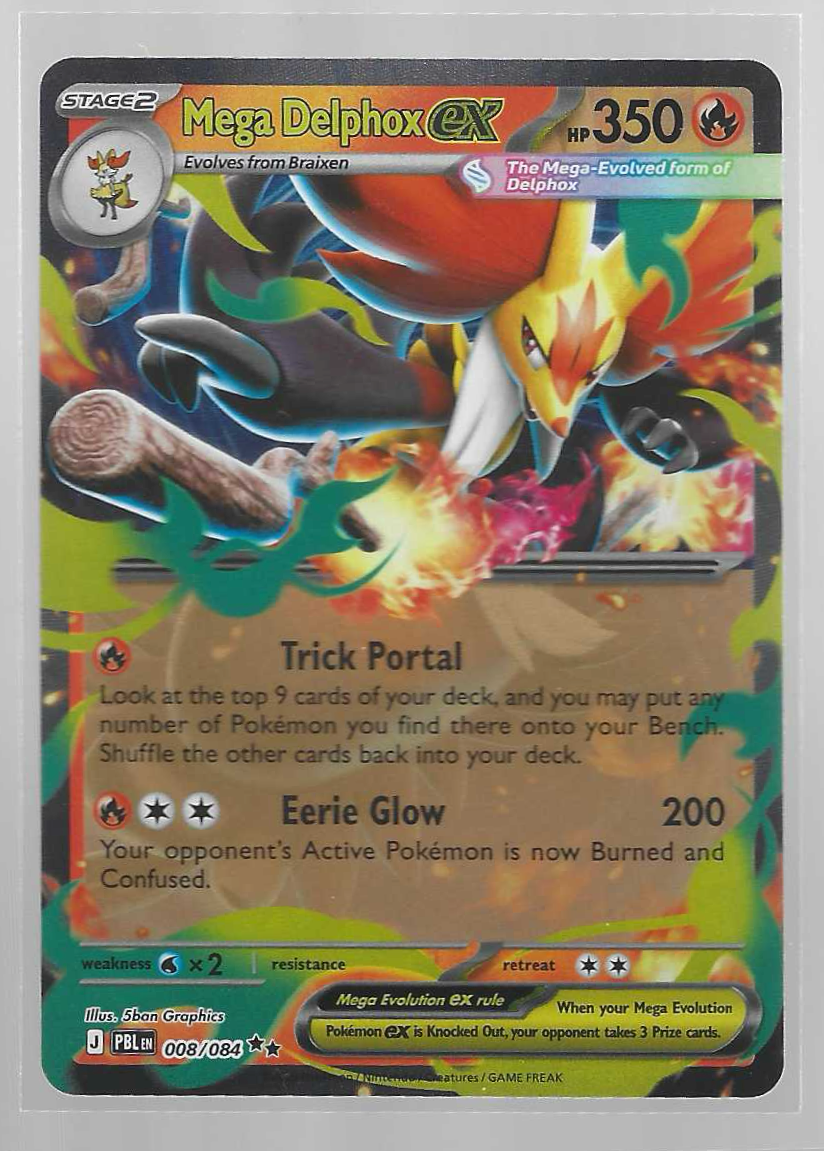 Mega Delphox ex 8/84
