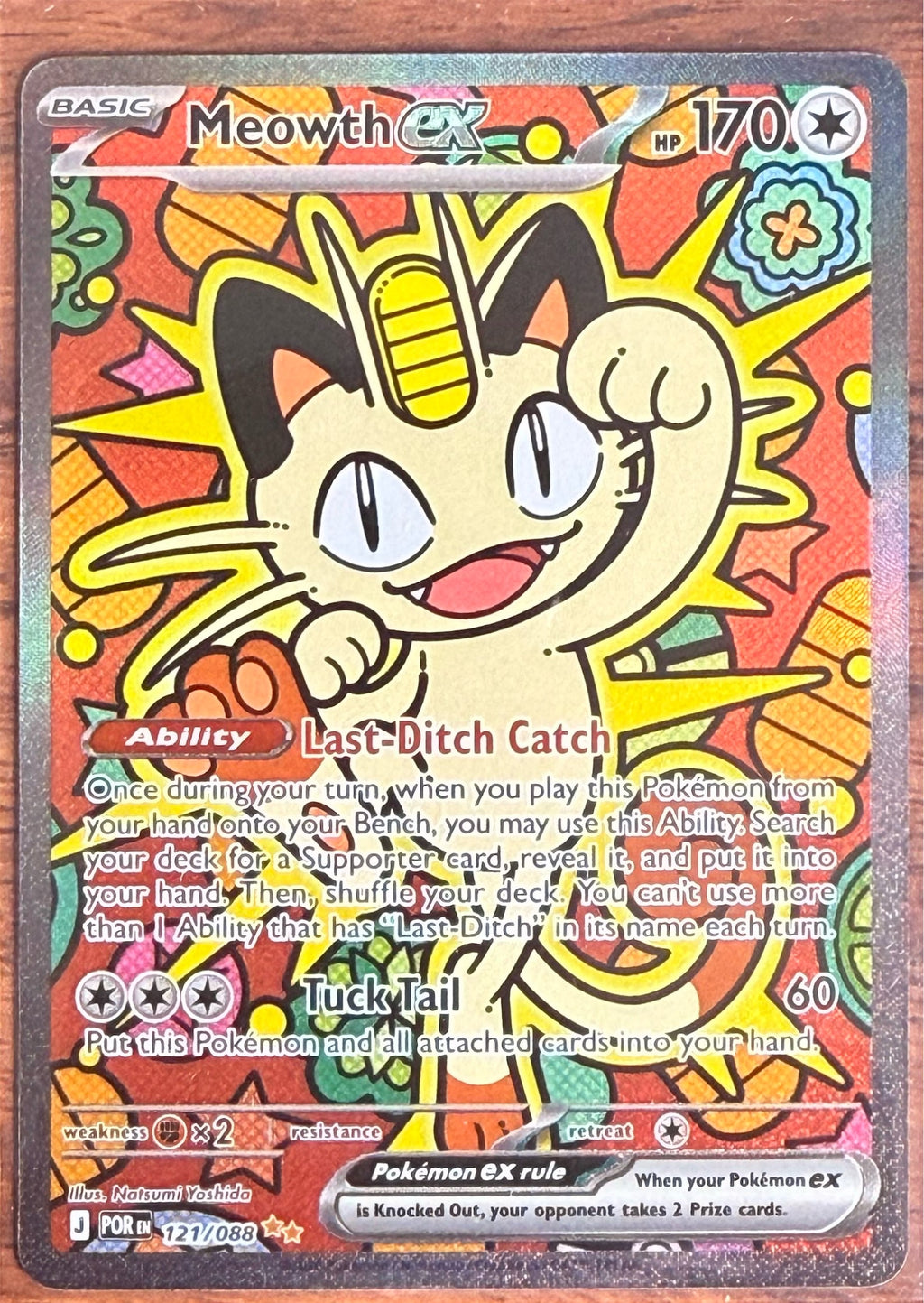 Meowth ex 121/88