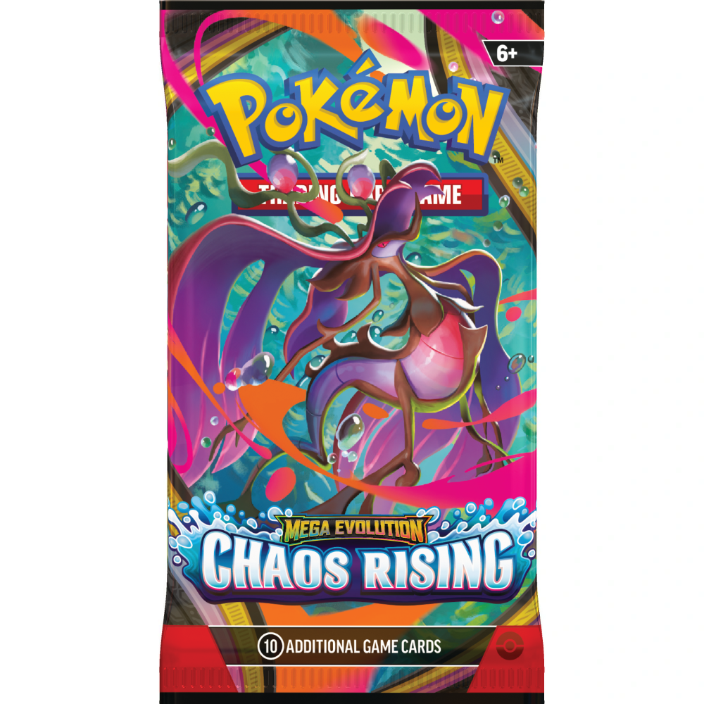 Pokémon Trading Card Game (TCG): Mega Evolution Chaos Rising Booster Pack
