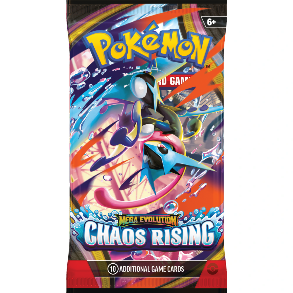 Pokémon Trading Card Game (TCG): Mega Evolution Chaos Rising Booster Pack