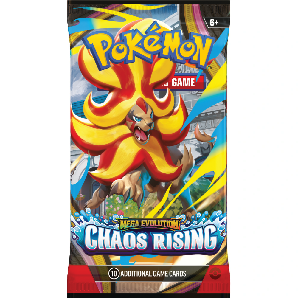 Pokémon Trading Card Game (TCG): Mega Evolution Chaos Rising Booster Pack