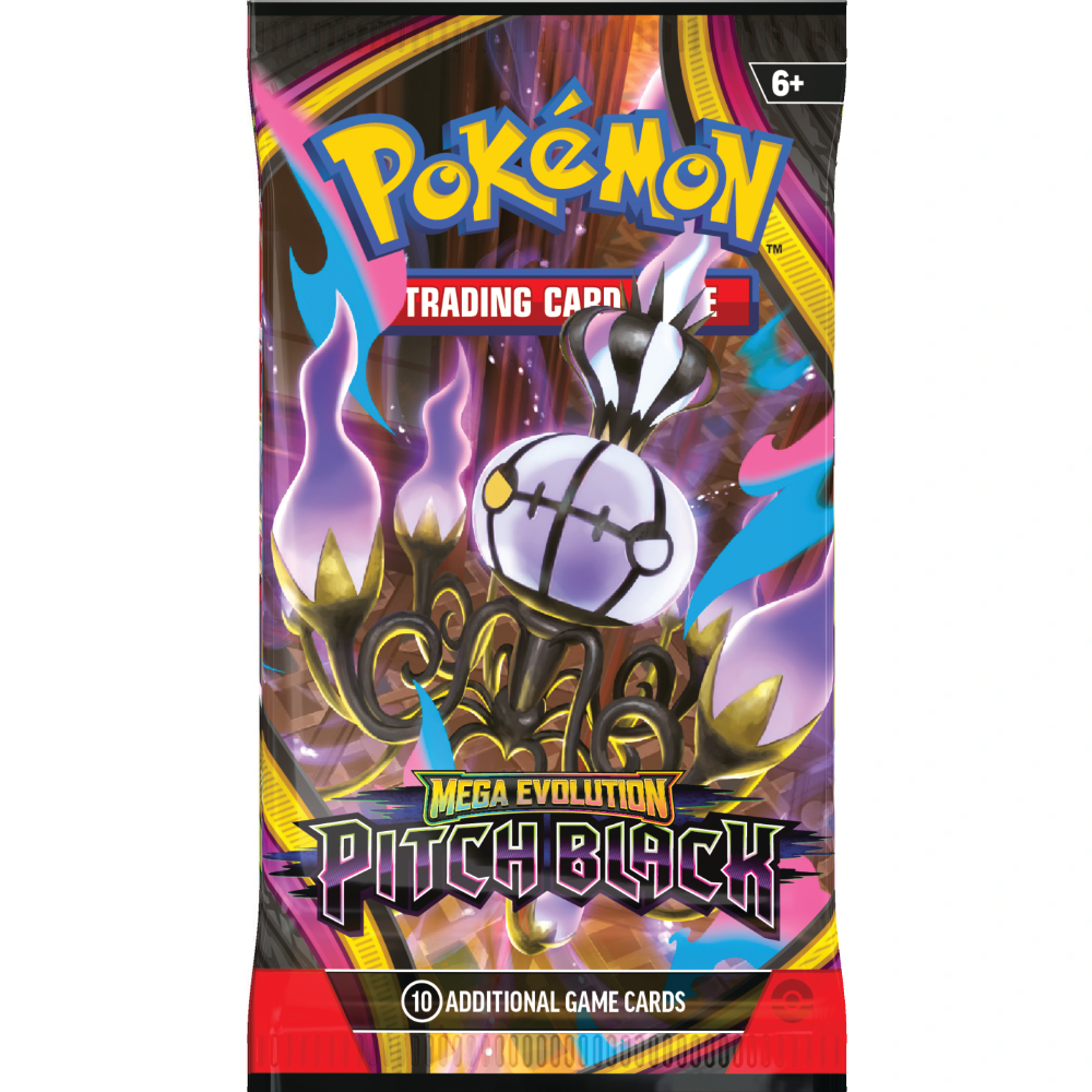 Pokémon Trading Card Game (TCG): Mega Evolution Pitch Black Booster Pack Assortment