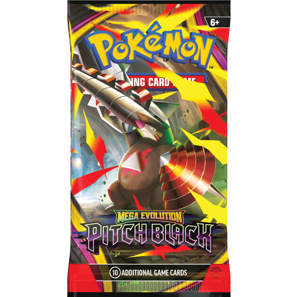 Pokémon Trading Card Game (TCG): Mega Evolution Pitch Black Booster Pack Assortment