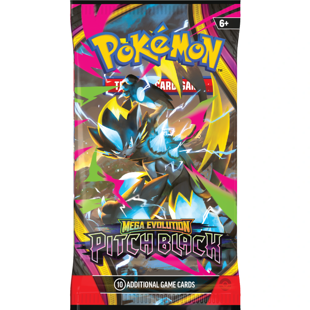 Pokémon Trading Card Game (TCG): Mega Evolution Pitch Black Booster Pack Assortment