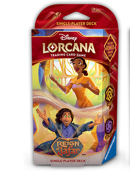 Disney Lorcana: Reign of Jafar Starter Deck - Amber & Amethyst (Tiana and Bruno)