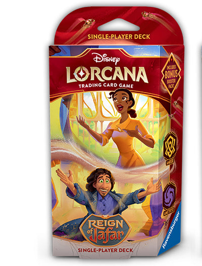 Disney Lorcana: Reign of Jafar Starter Deck - Amber & Amethyst (Tiana and Bruno)