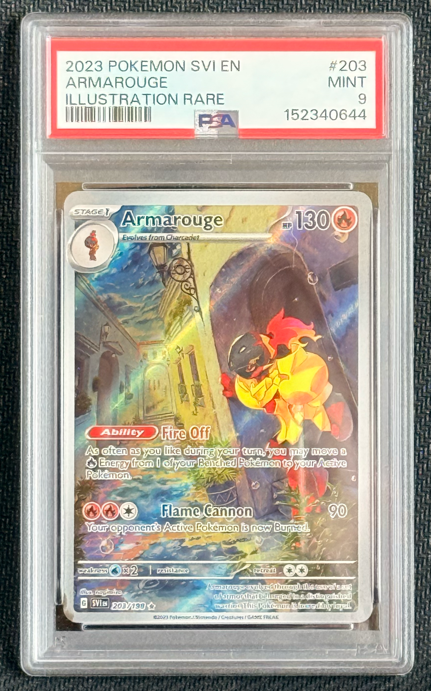 PSA 9 Armarouge #203 - Illustration Rare