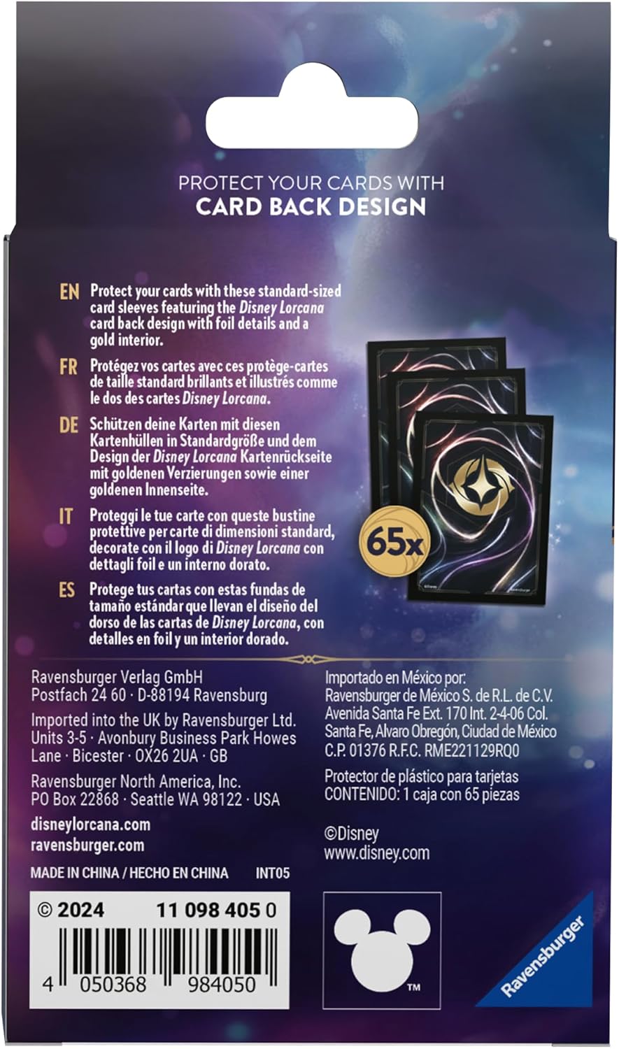 Disney Lorcana: Shimmering Skies Card Sleeves - Disney Lorcana Card Back