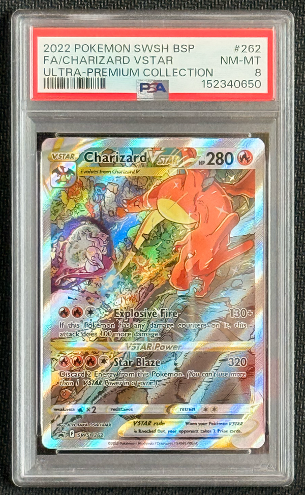 PSA 8 Charizard VSTAR #SWSH262 - Ultra-Premium Collection