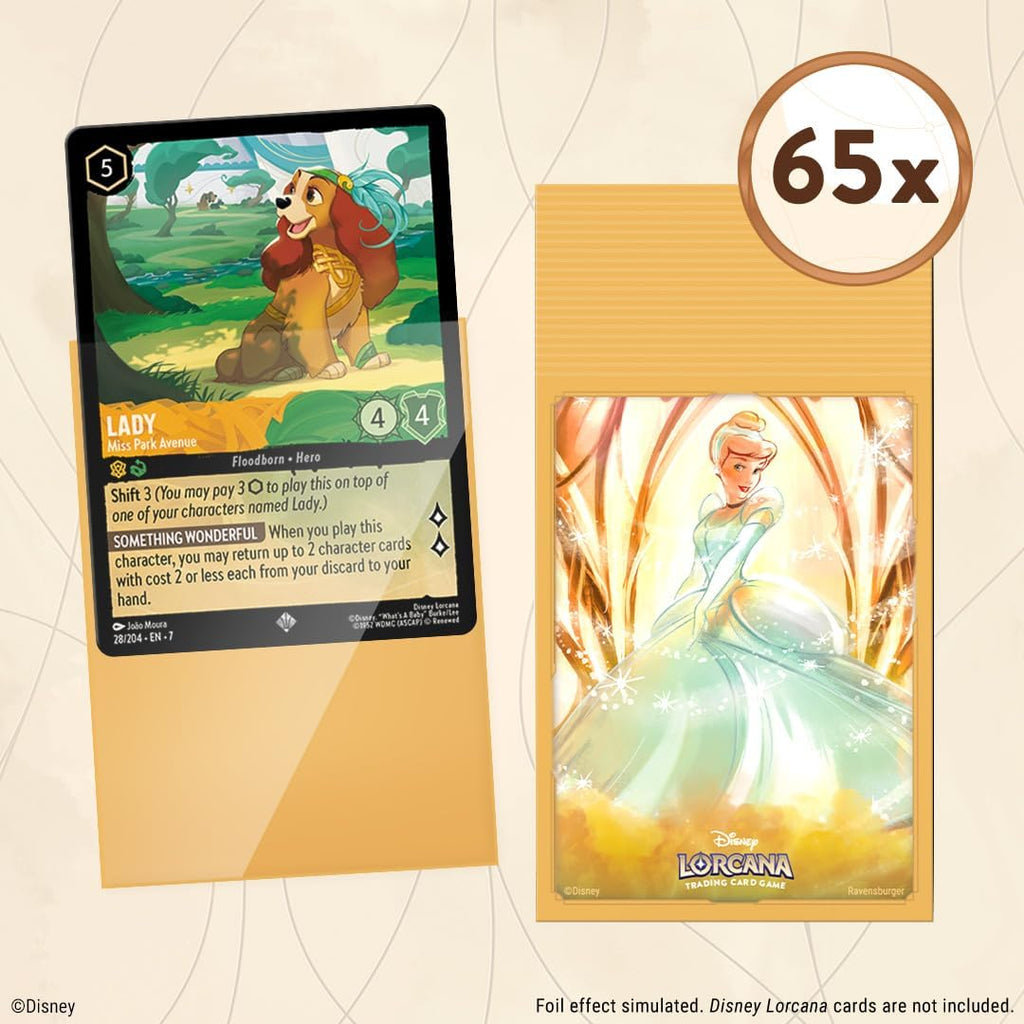 Disney Lorcana: Archazia's Island Card Sleeves - Cinderella