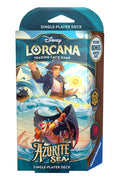 Disney Lorcana: Azurite Sea Starter Deck - Amber & Ruby (Jim Hawkins & Tigger)