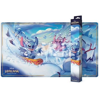 Disney Lorcana TCG - Set 14 Hyperia City - Playmat - Stitch and Angel