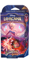 Disney Lorcana: Shimmering Skies Starter Deck - Amethyst & Ruby (Elsa & Ralph)