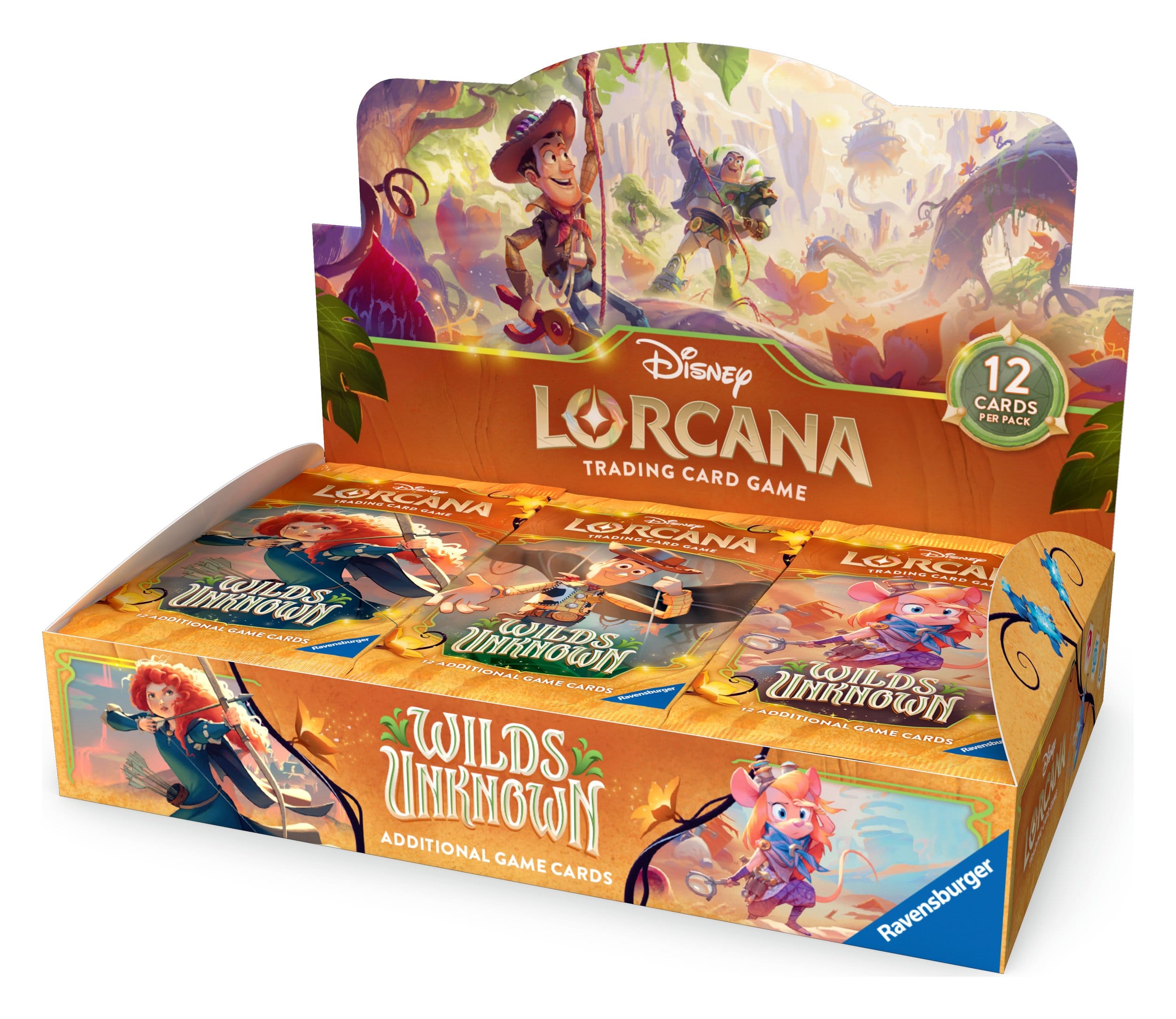 Disney Lorcana TCG Wilds Unknown Booster Display