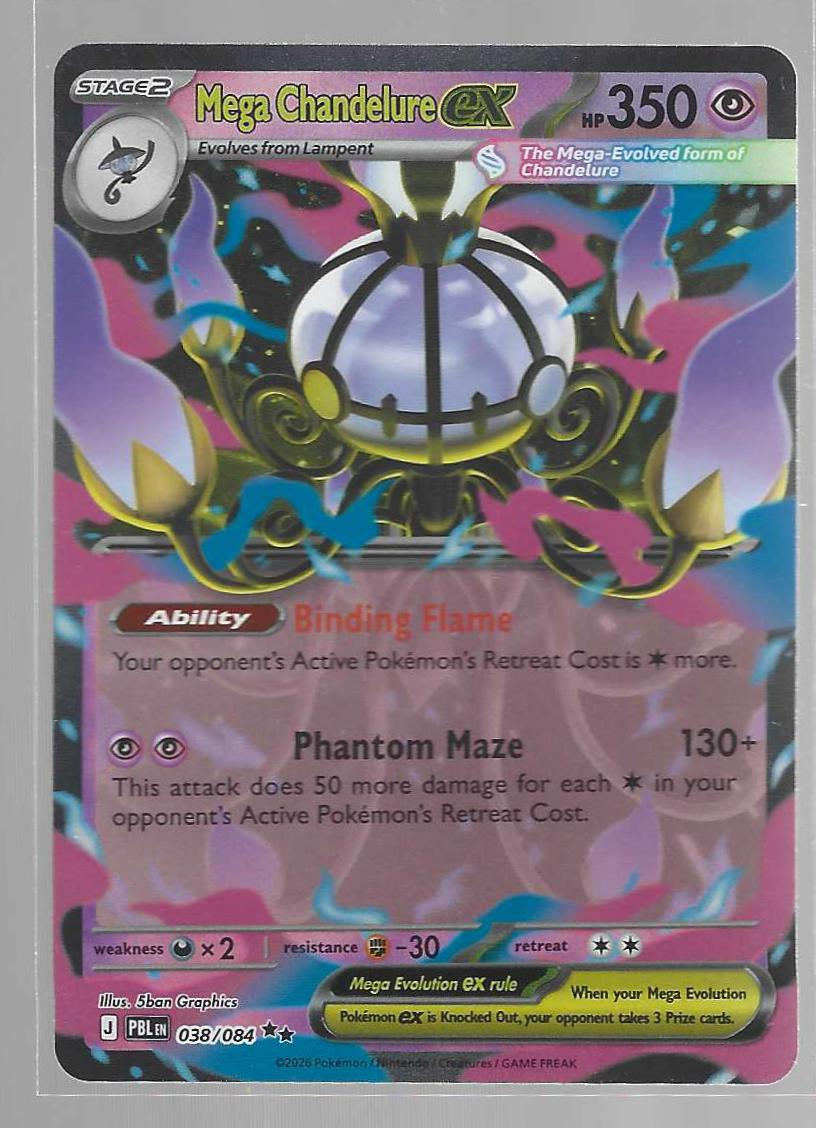 Mega Chandelure ex 38/84