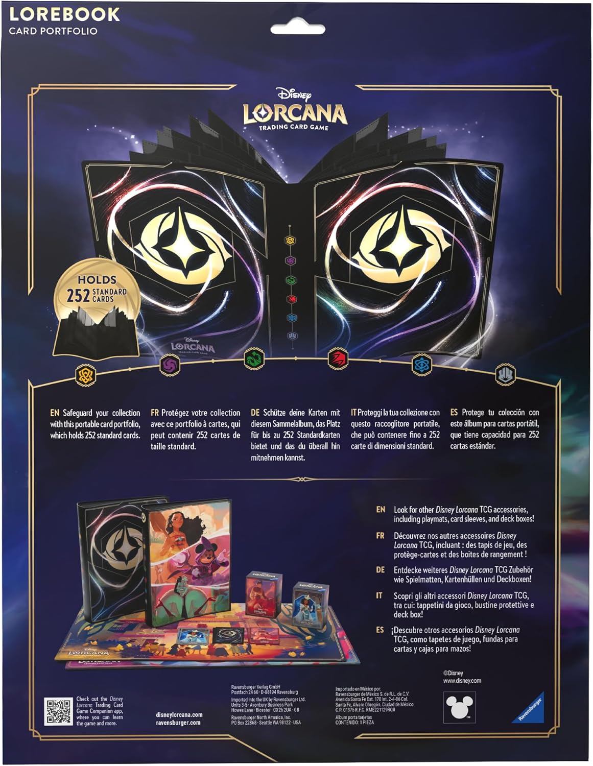 Disney Lorcana: Shimmering Skies Portfolio - Disney Lorcana Card Back