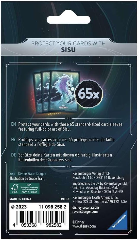 Disney Lorcana: Rise of the Floodborn Card Sleeves - Sisu (x65)