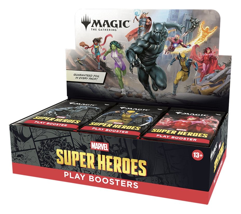 PRESALE - Magic the Gathering Marvel Super Heroes Play Booster Display