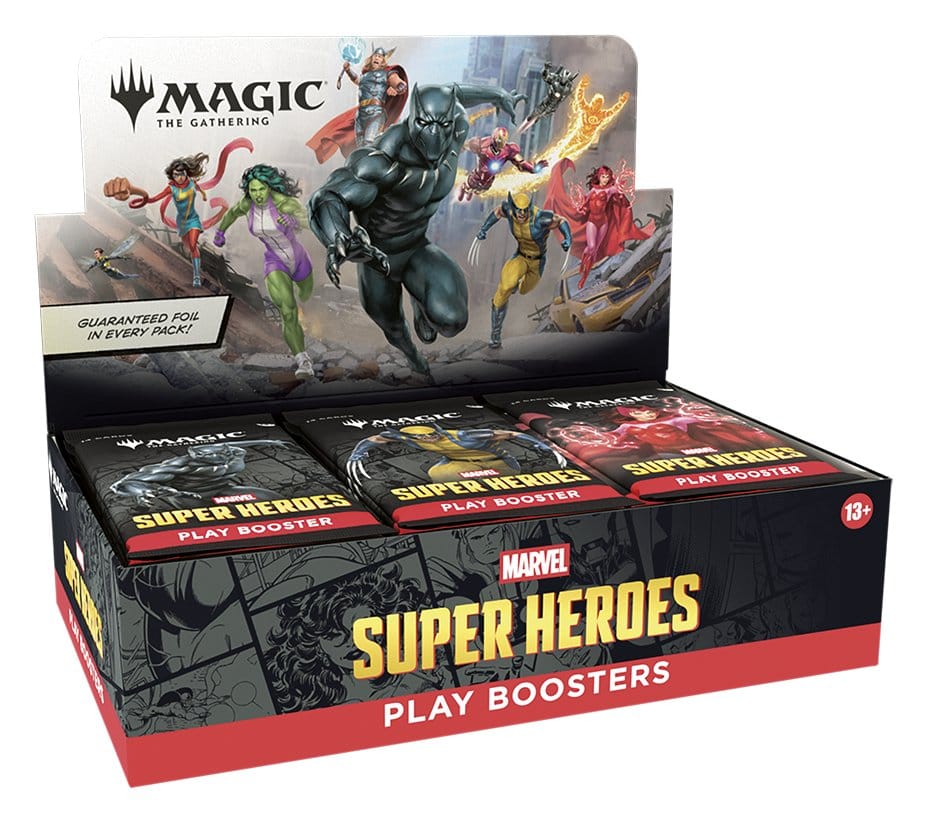 PRESALE - Magic the Gathering Marvel Super Heroes Play Booster Display
