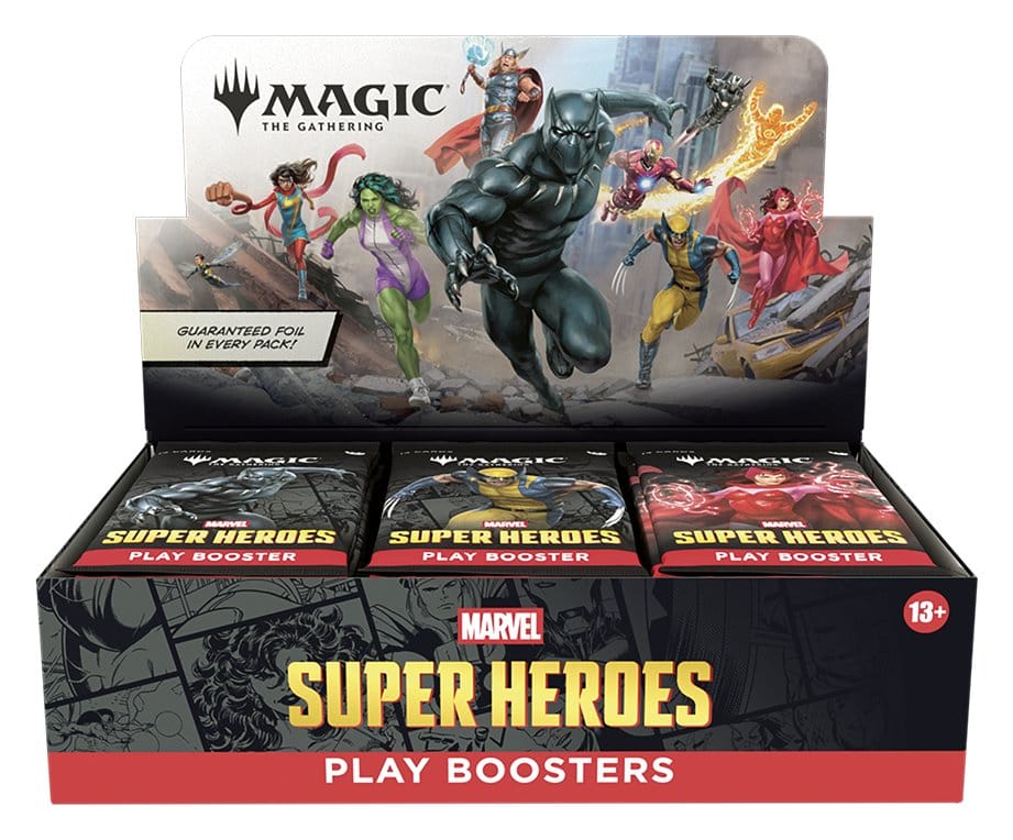 PRESALE - Magic the Gathering Marvel Super Heroes Play Booster Display