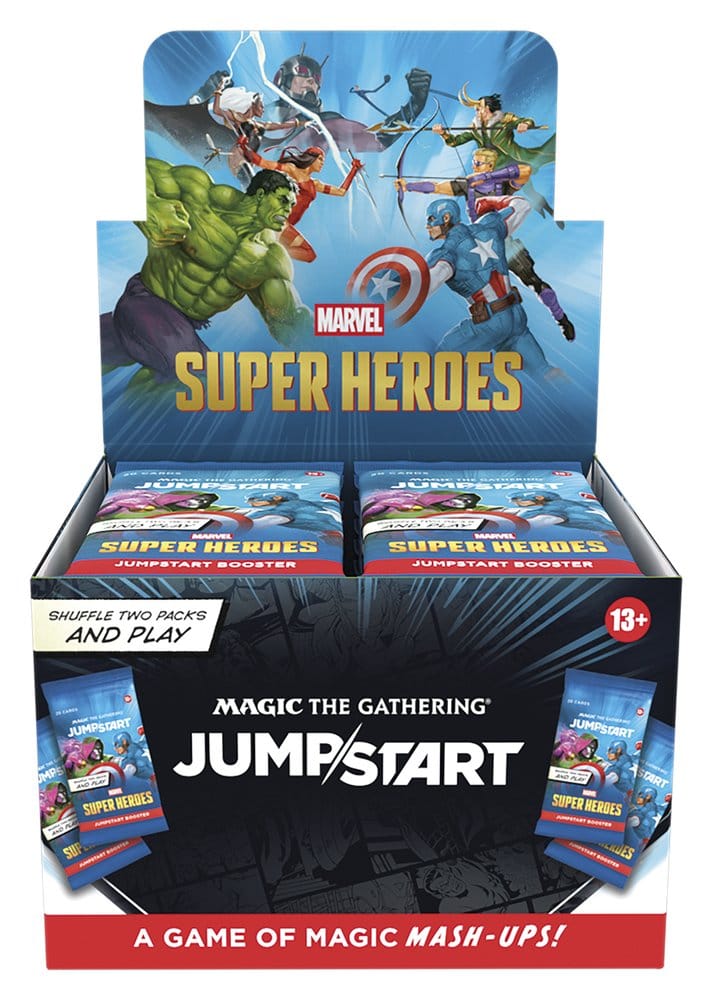 PRESALE - Magic the Gathering Marvel Super Heroes Jumpstart Booster Display